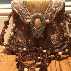 Mary Frances beaded handbag